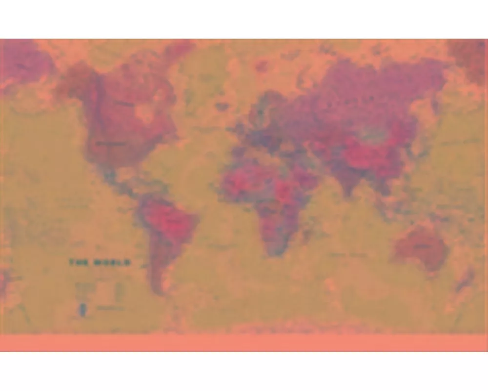 World political laminated