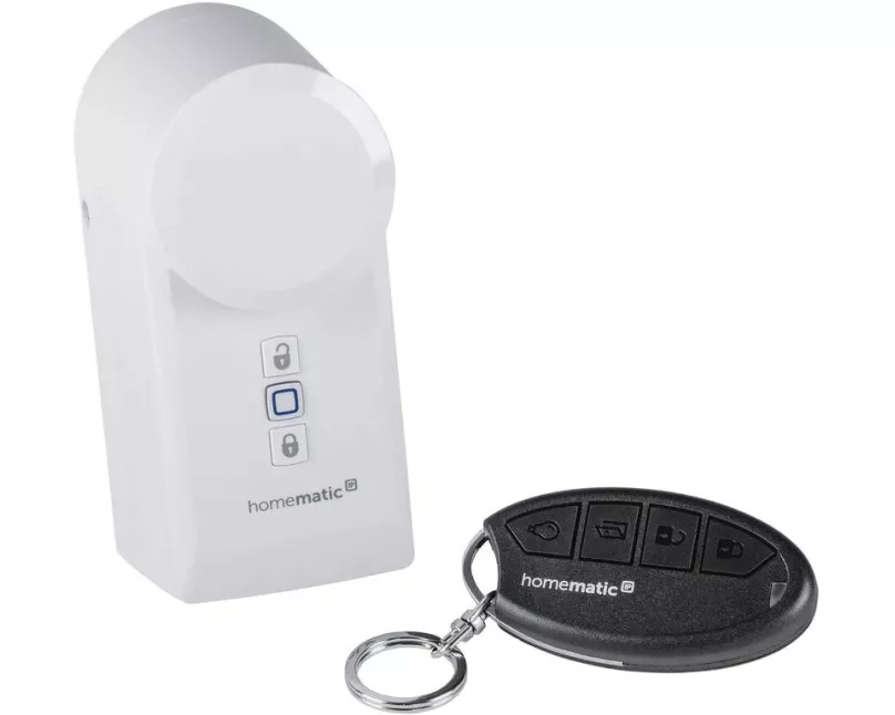 Homematic IP Smart Home Funk-Türschlossantrieb HmIP-DLD mit Fernbedienung