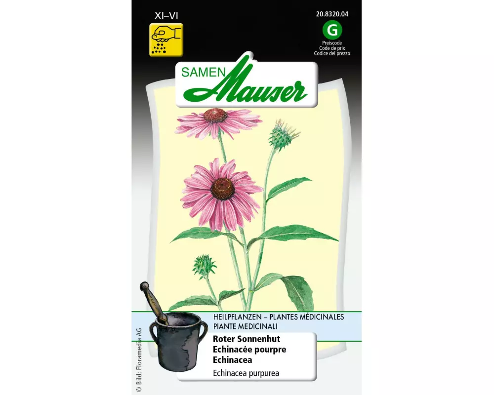 Samen Mauser Heilpflanzen Roter Sonnenhut