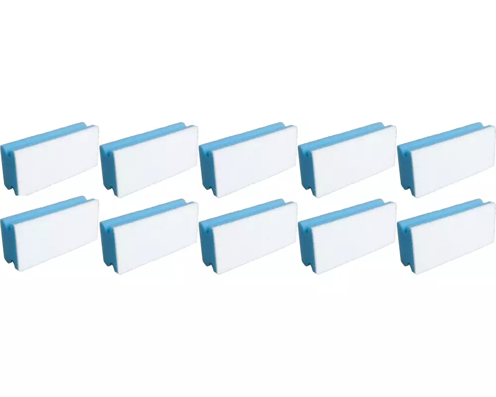 Edi Baur Schwamm Basic 10 Stück, Blau/Weiss
