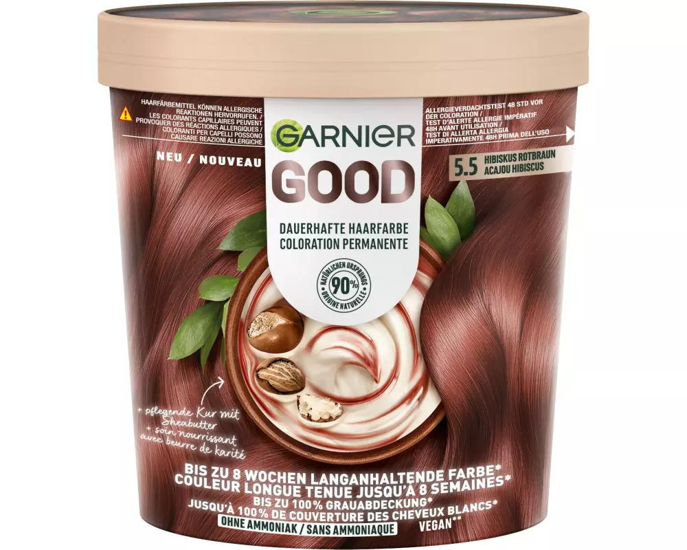 Garnier Haarcoloration GOOD 5.5 Hibiskus Rotbraun