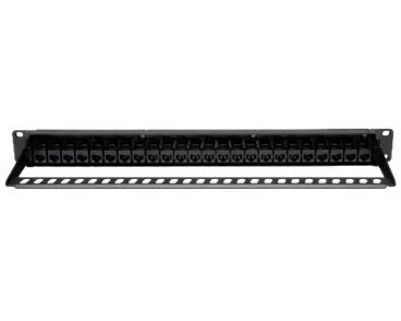 EATON TRIPPLITE 24-Port, 1U Rack-Mount, Cat5e, Feedthrough Patch Panel, RJ45 Ethernet, TAA