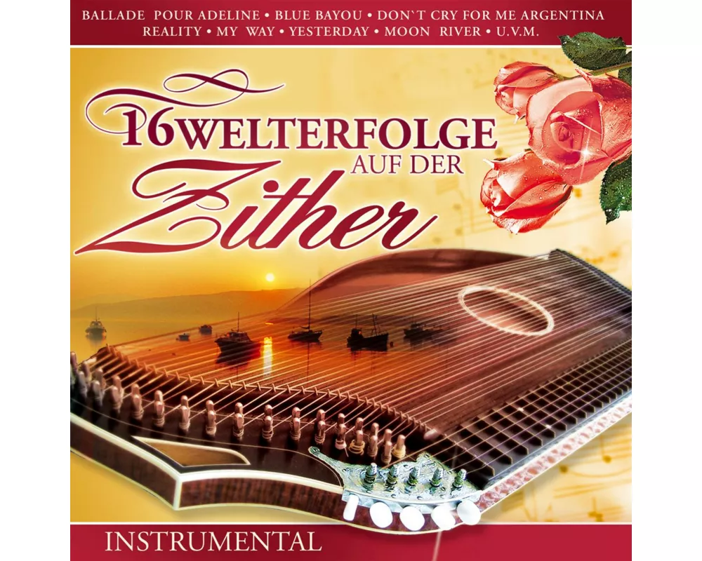 16 Welthits auf der Zither