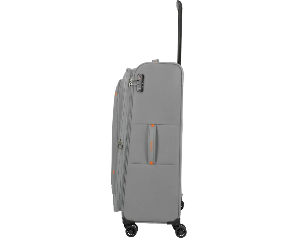 travelite UMBRIA Trolley L erweiterbar 96 l Hellgrau