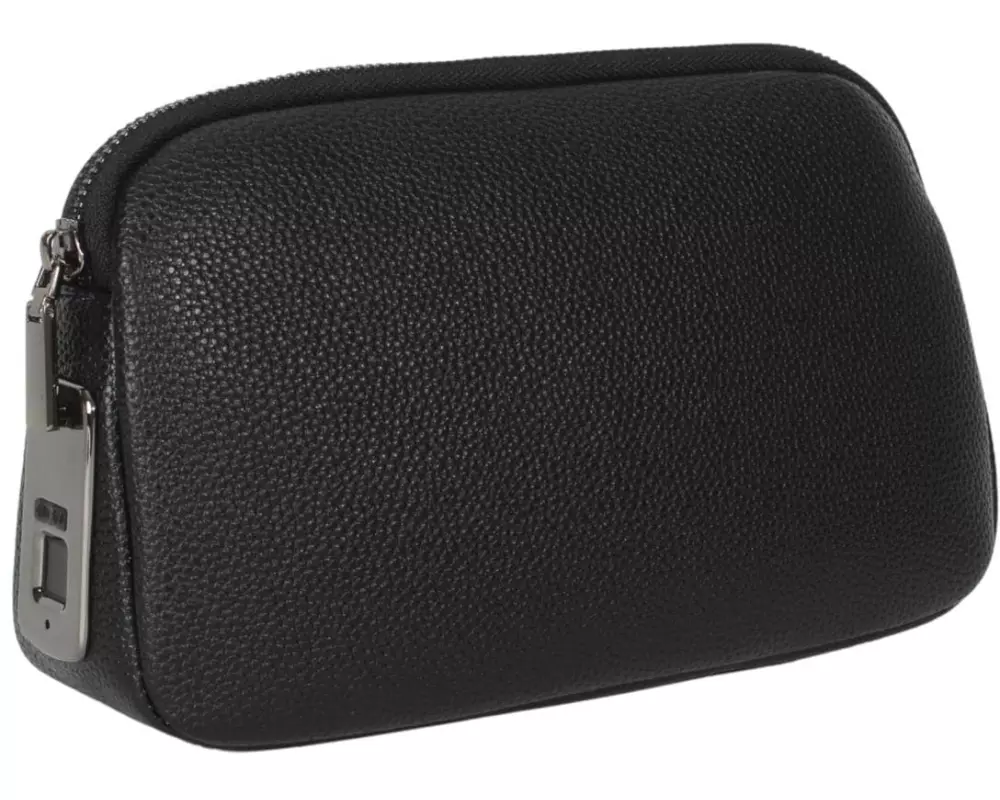 4smarts Tech-Clutch Secure mit Fingerabdruck-Schloss, schwarz