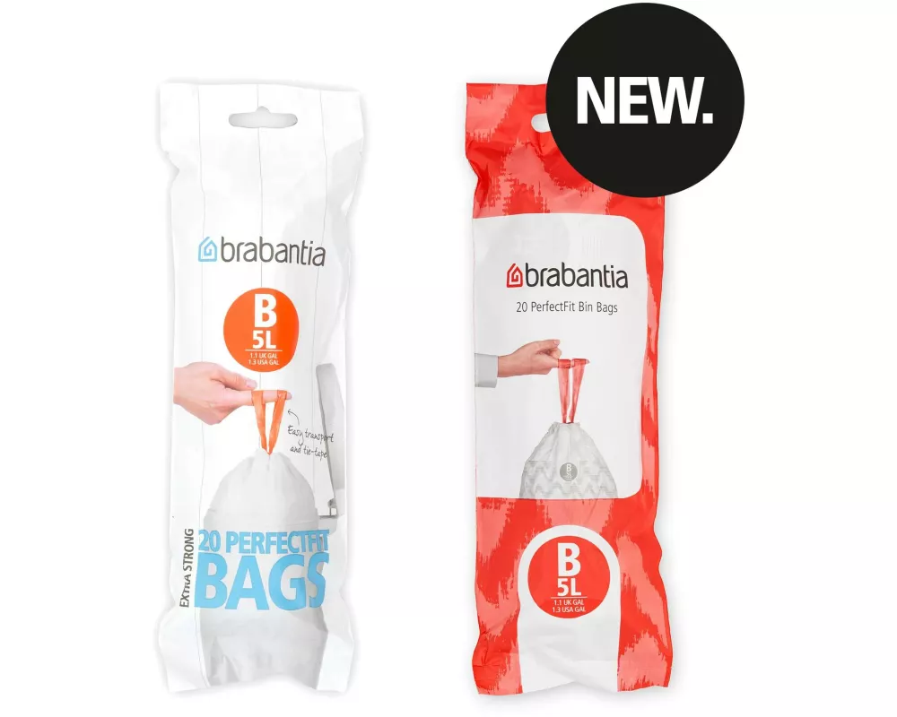Brabantia Kehrichtsack PerfectFit 5 l, 20 Stück