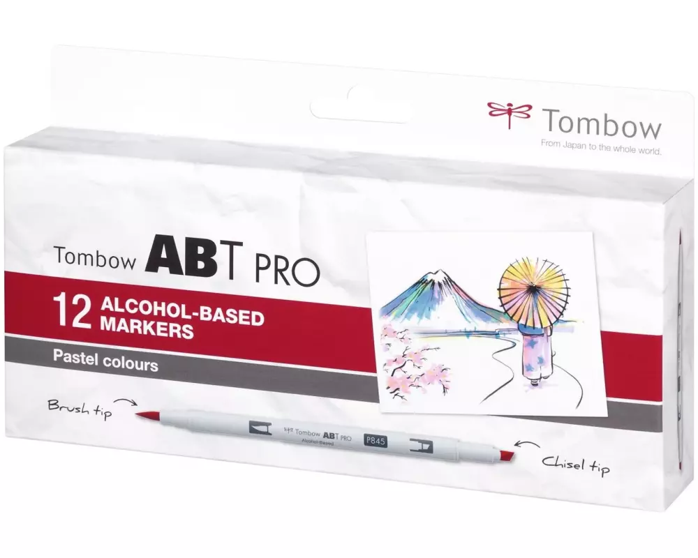 Tombow Pastel Colors, Box, 12er-Set
