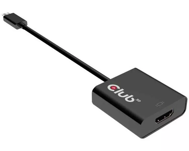 Club 3D Adapter USB 3.1 Type-C - HDMI 2.0 UHD 4K60Hz, Aktiv