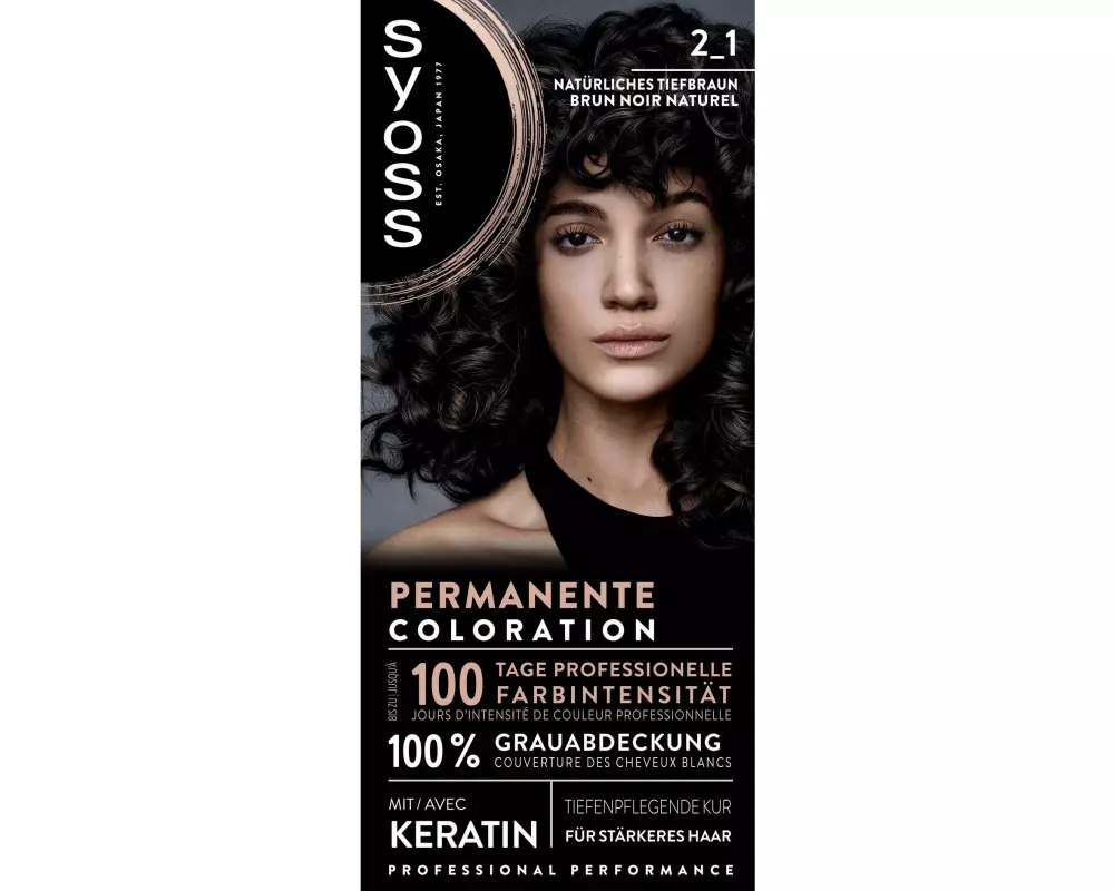 Syoss Haarcoloration 2-1 Natürliches Schwarzbraun