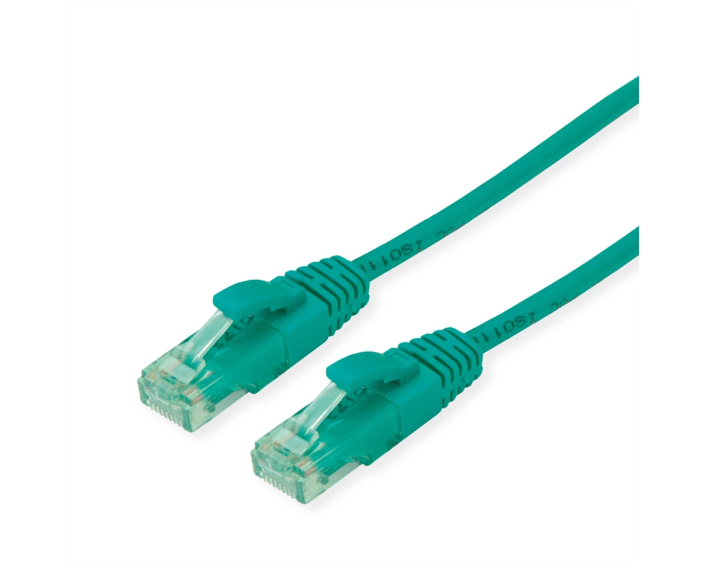 ROLINE RM Patchkabel Cat.6A UTP, grün, 1 m