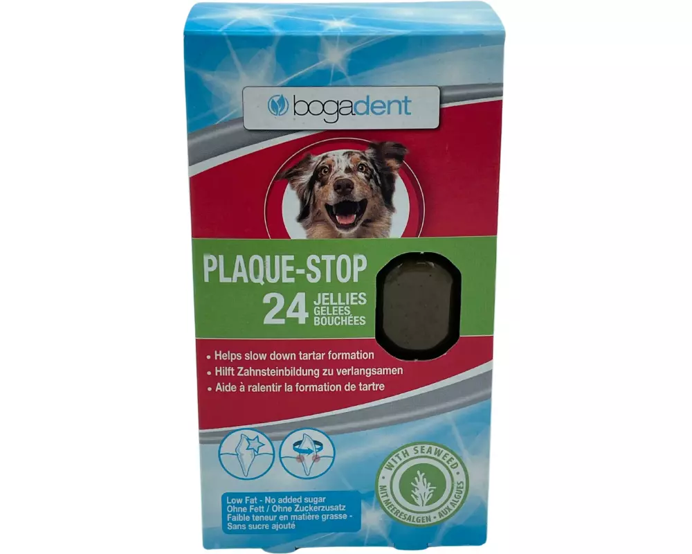 bogar Hunde-Nahrungsergänzung Plaque-Stop Jellies 163 g