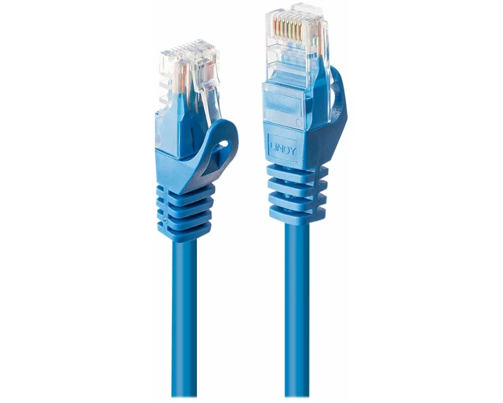 LINDY Basic Cat.6 U/UTP Cable, blue, 10m