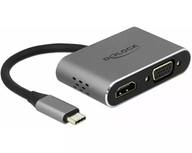 Delock Dockingstation USB 3.1 Typ-C - HDMI/VGA/USB-A/USB-C/PD