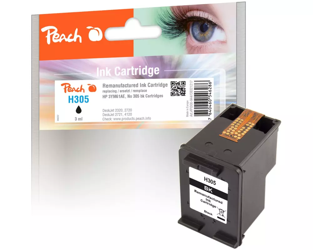 Peach Tinte HP Nr. 305 / 3YM61AE Black
