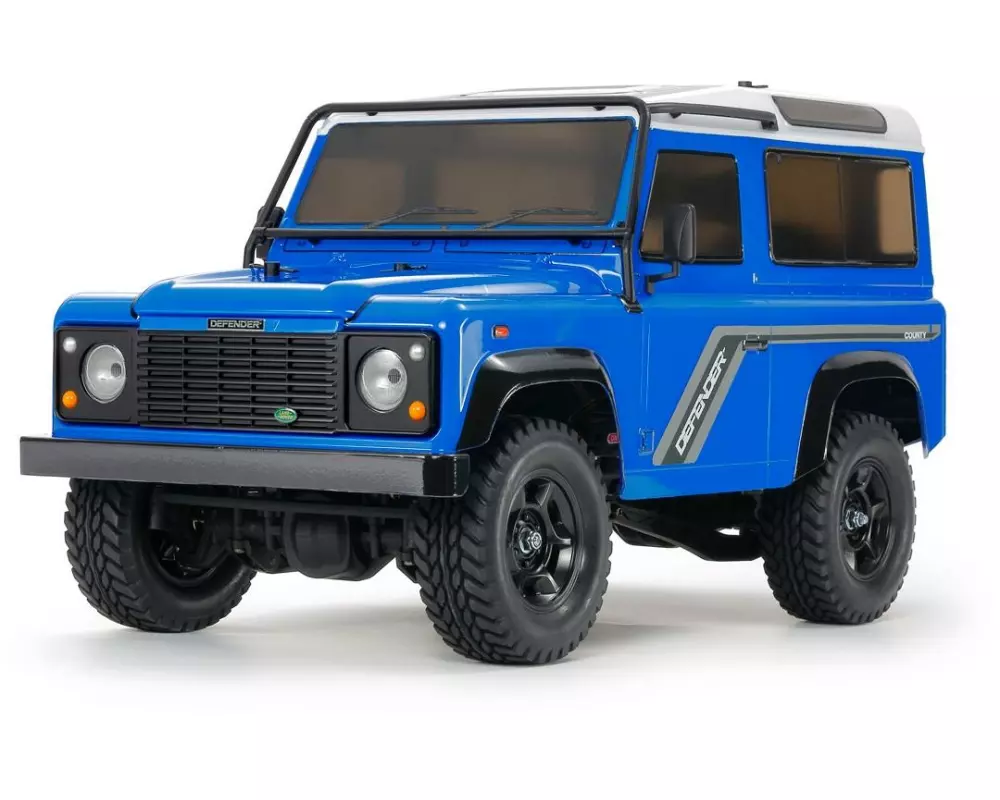 Tamiya Scale Crawler Land Rover Defender D90 Blau, CC-02 1:10, Kit