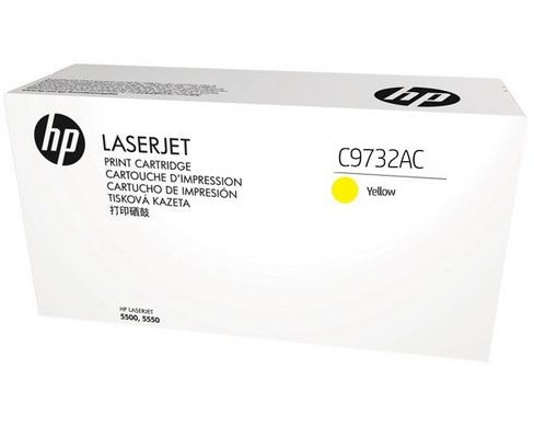 HP Toner-Modul Contract yellow C9732AC Color LaserJet 5500 12'000 S.