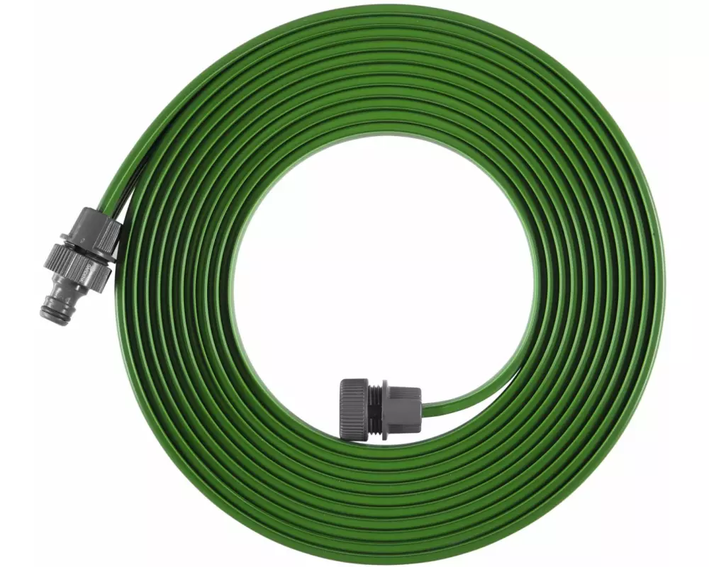 Gardena Schlauchregner 7,5 m mit Armaturen, grün