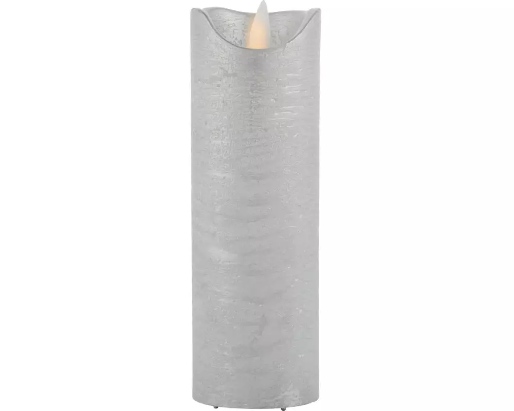 Sirius LED-Kerze Sara Exclusive, Ø 5 x 15 cm, Silber