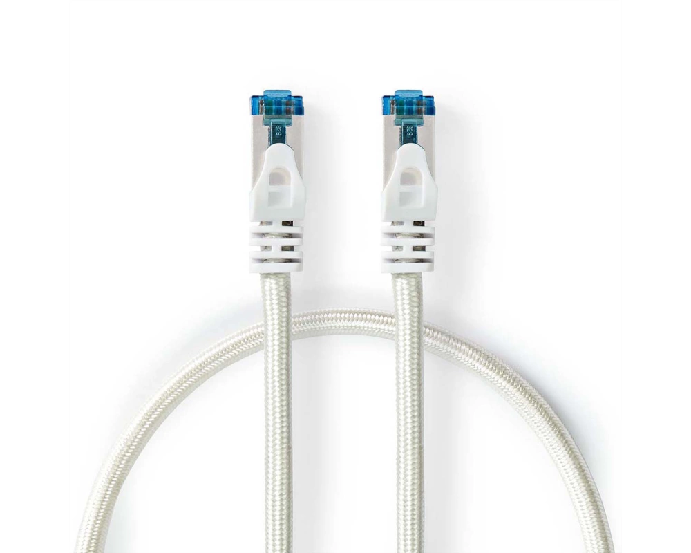 Nedis Patchkabel Cat.6A S/FTP, weiss, 3.0m