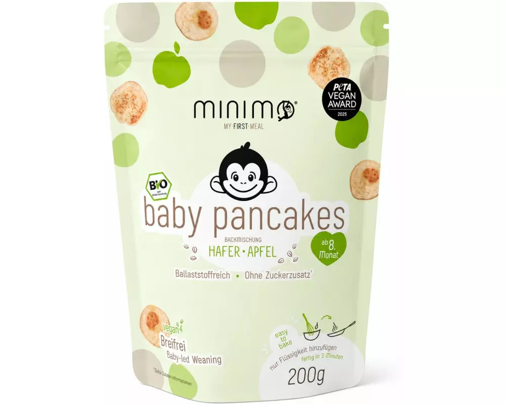 minimo Baby Pancake Hafer Apfel 200 g