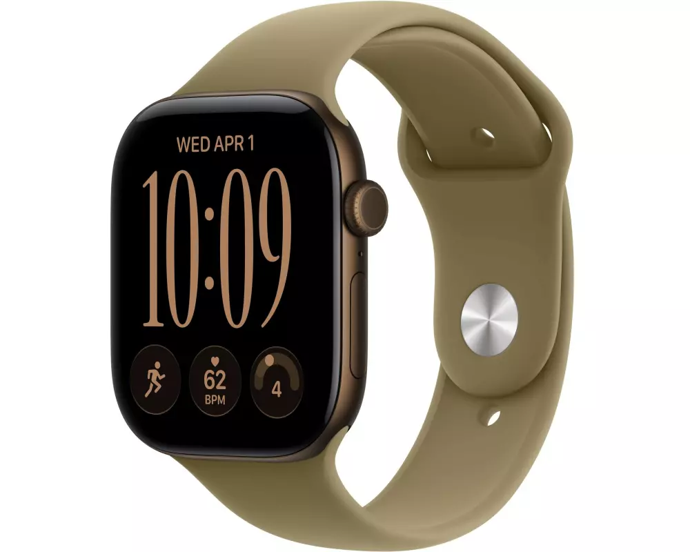 Apple Watch S12 46 mm GPS Bronze Aluminium, Olive Sportband M/L