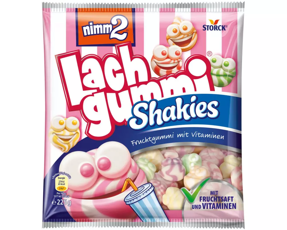 Storck Nimm2 Lachgummi Shakies 225 g