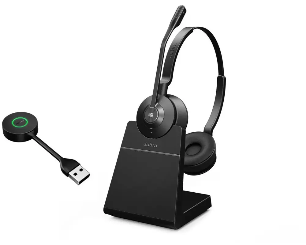 Jabra Headset Engage 55 MS Duo USB-A, inkl. Ladestation