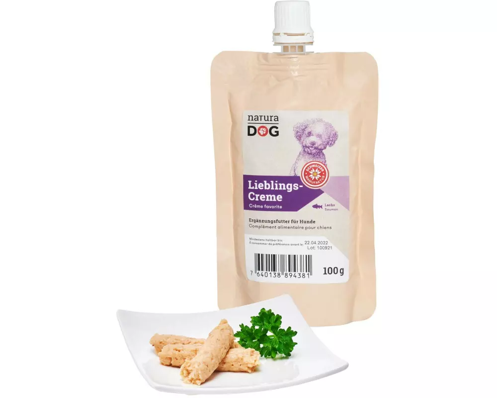 naturaDog Lieblingscreme Lachs 100 g
