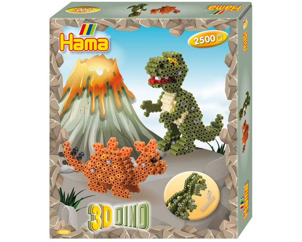HAMA Bügelperlen Set Midi G1013250-0 3-D Dinos