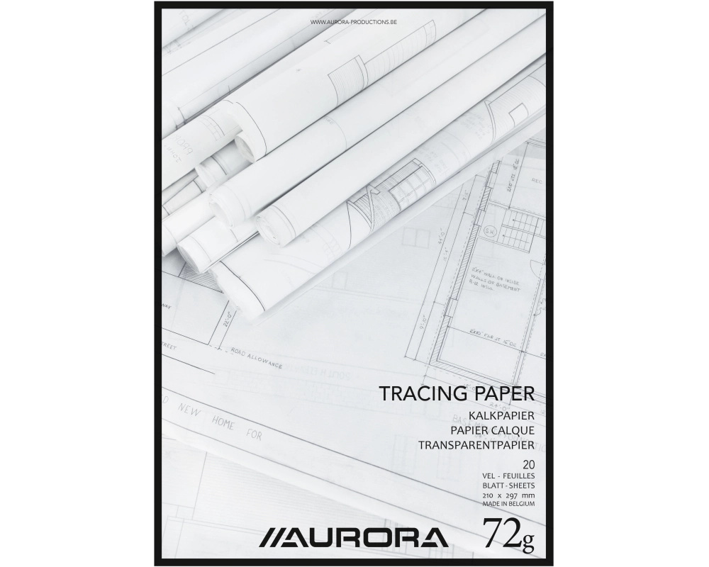 AURORA Transparentpapier A4 CA20 75g 20 Blatt