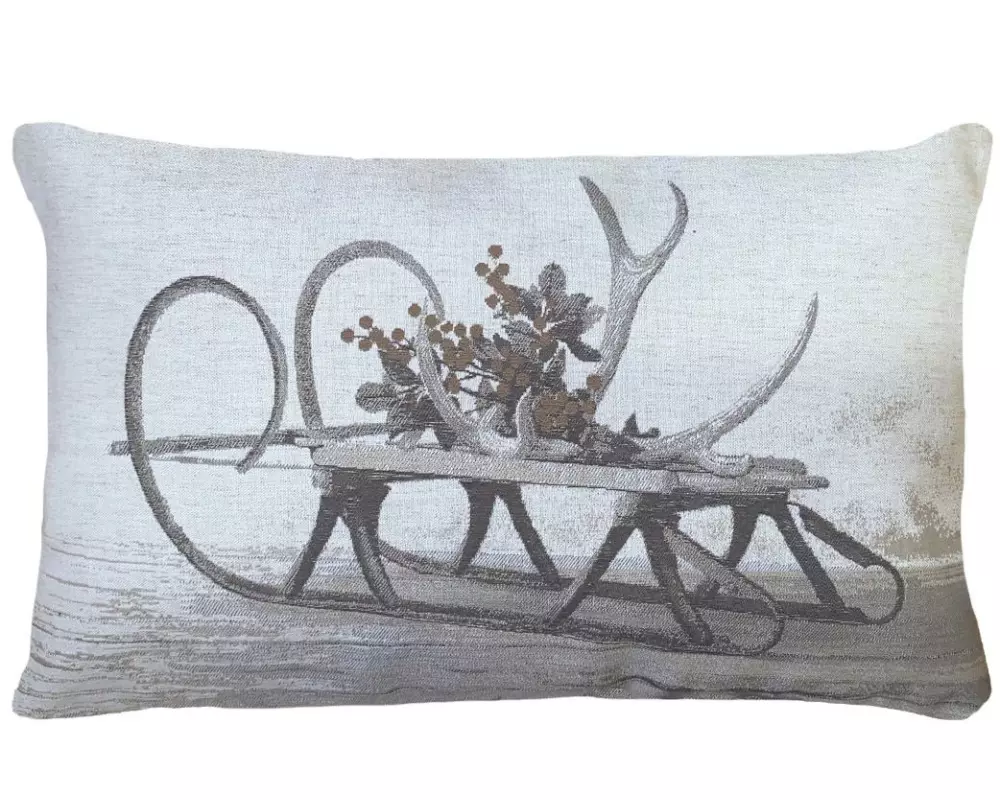 pad Kissenbezug Resort Schlitten, 35 x 60 cm - Beige