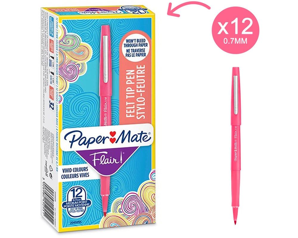 PAPERMATE Nylon Flair 1mm 2045255 rosa