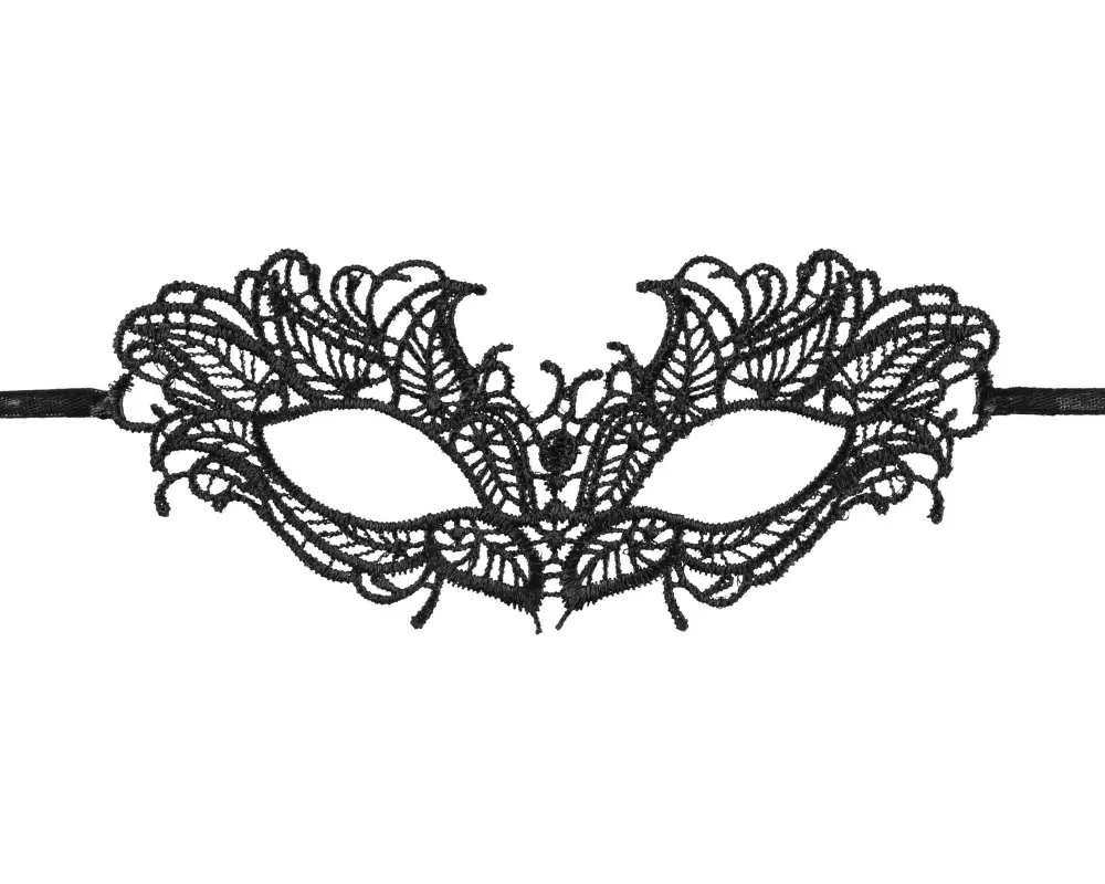 Partydeco Partyaccessoire Maske aus Spitze 8 x 21 cm, Muster2