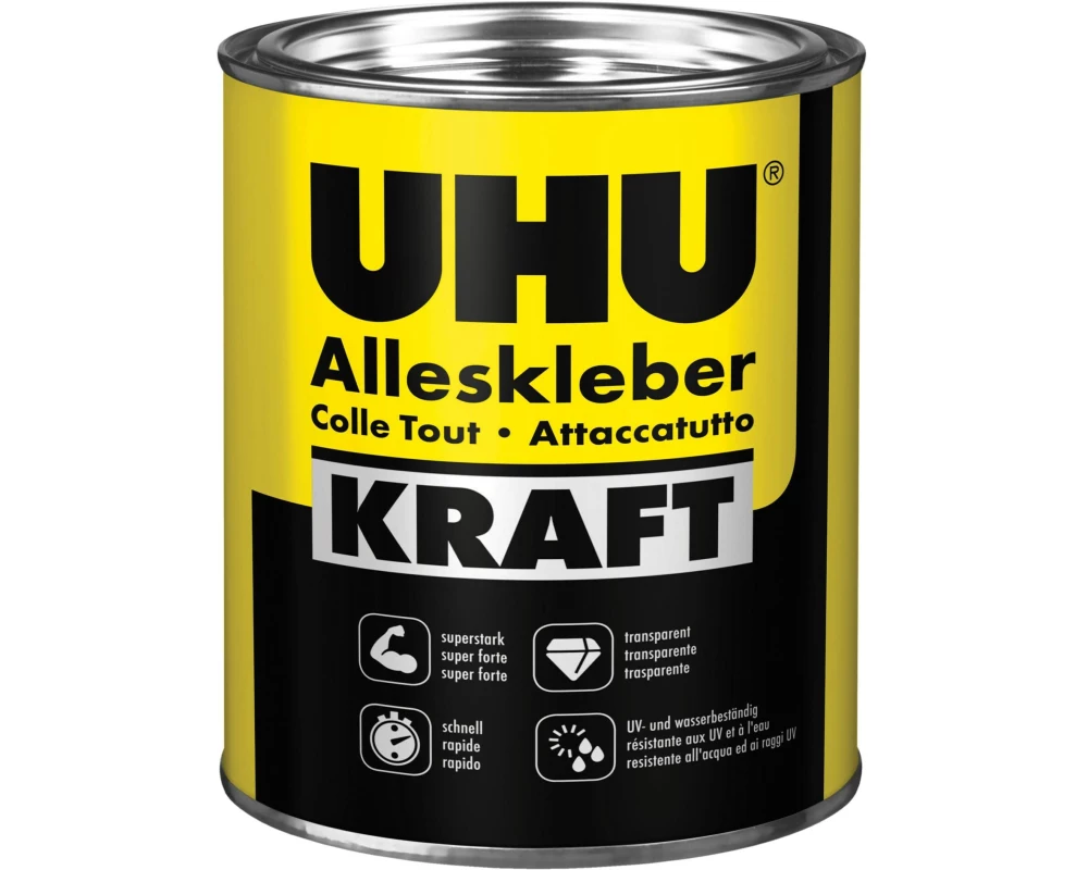 UHU Alleskleber Kraft alles Dose Transparent 650g