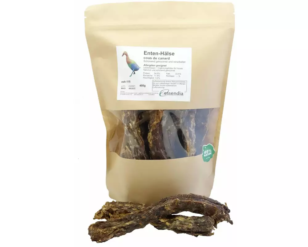 essendia Kausnack Entenhälse, 400 g