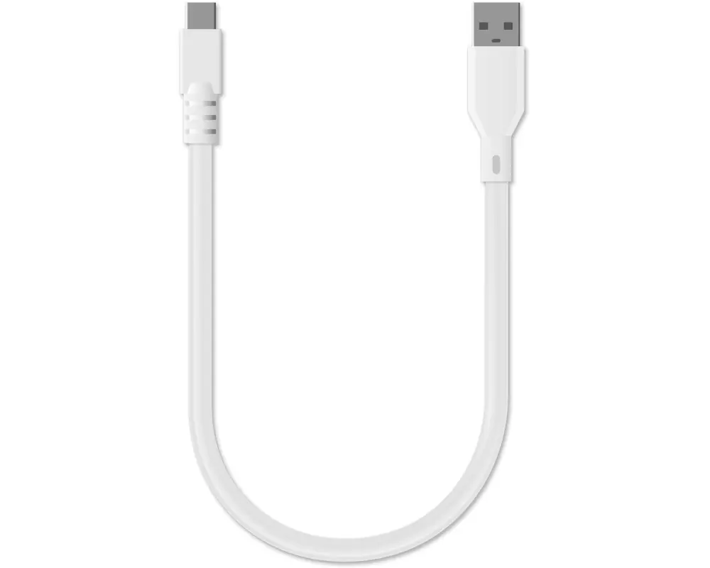OXON USB 2.0-Kabel Gooseneck USB-A - USB-C 0.3 m