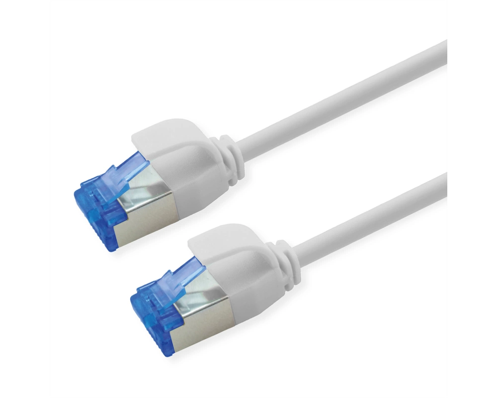 ROLINE Patchkabel Cat.6A (Class EA) S/FTP (PiMF), LSOH, PoE, grau, 1,5 m