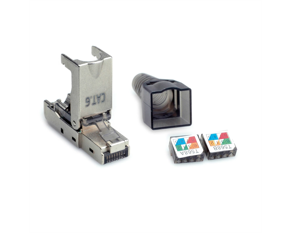VALUE feldkonfektionierbarer RJ-45 Stecker Cat.6 (Class E), STP