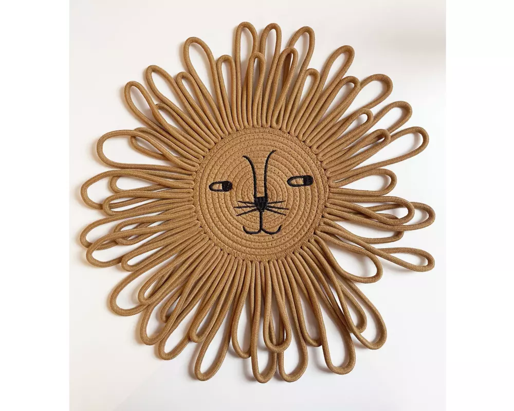 OYOY Wandhänger Mara Löwe Ø 45 cm