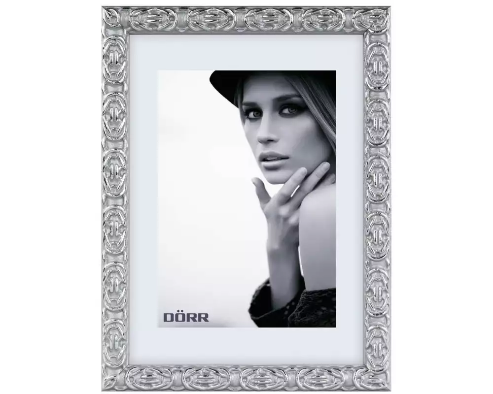 Dörr Bilderrahmen Ornament Silber, 15 x 20 cm