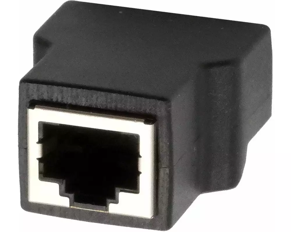 Exsys Buchse RJ45 zu 8-pin Terminalblock mit Drucktaster 1 Stück