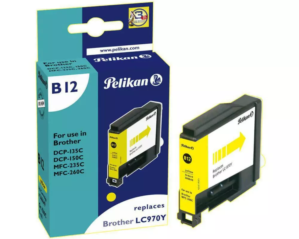 Brother Tinte LC-970Y Yellow