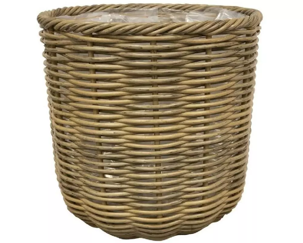 CHALET Pflanzengefäss Korb Chalet M 29 cm, Nature