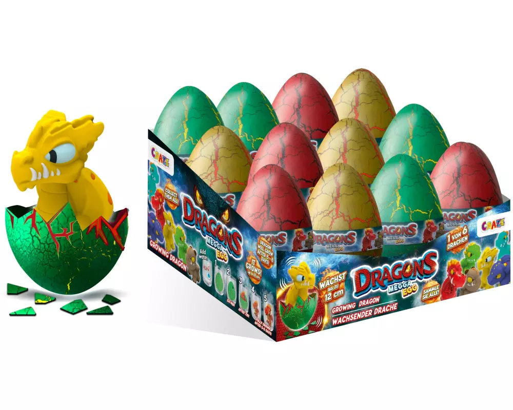 Craze Megga Egg Mini Dragons Mini Dragons Ei