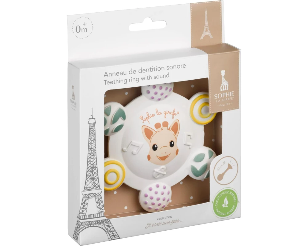 Sophie la girafe Beissring mit Geräuschen