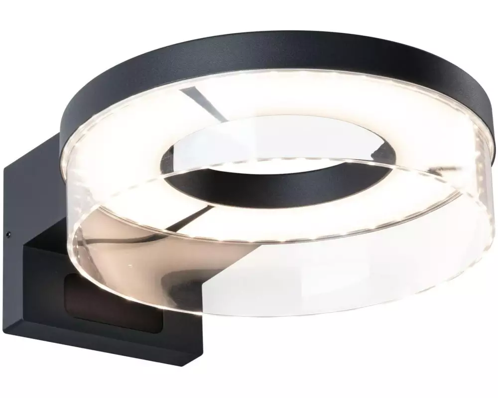 Paulmann LED Aussenwandleuchte Capera Bewegungsmelder Anthrazit