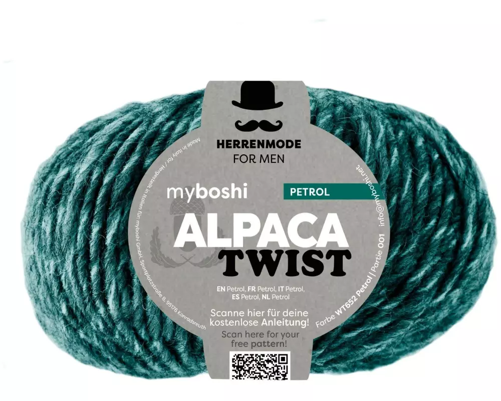 myBoshi Wolle Alpaca Twist Petrol