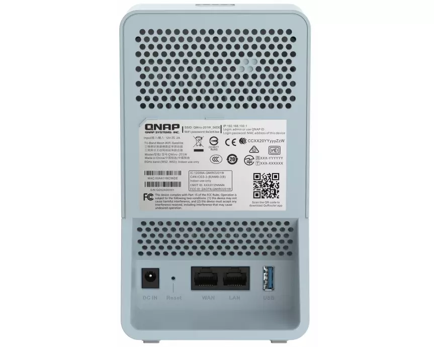 QNAP QMiro-201W, WiFi Mesh, Tri-band, home SD-WAN router