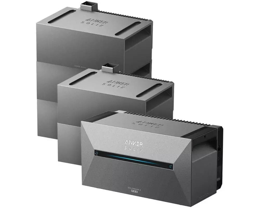 Anker Energiespeicher SOLIX 2 E1600 PRO 9.6 kWh