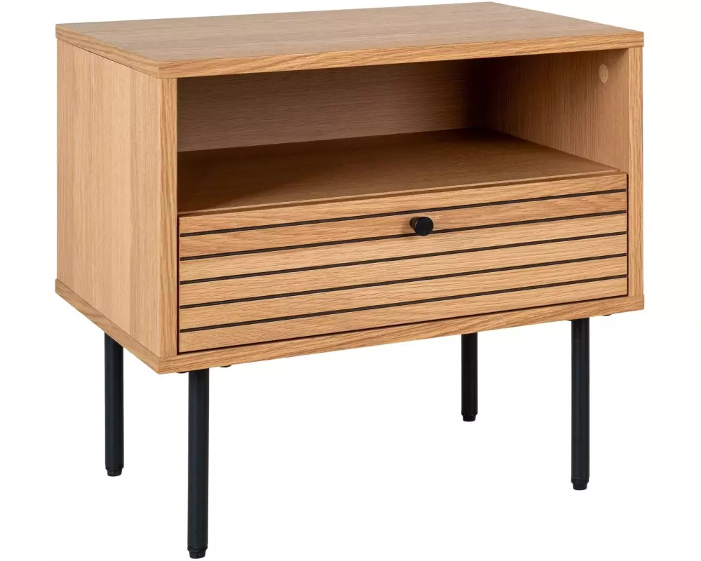 House Nordic Beistelltisch Kyoto 50 x 40 x 50 cm, Braun